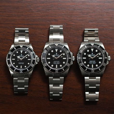 Rolex submariner versions